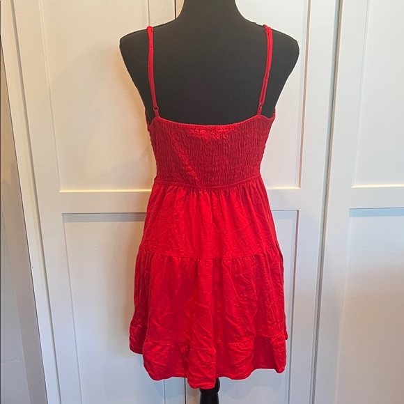 Monteau Vibrant Red Mini Dress - Picture 5 of 7